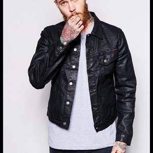 Nudie Jeans Denim Jacket Terry Coated